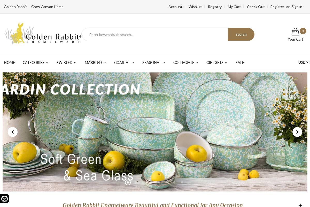 goldenrabbit.com homepage screenshot