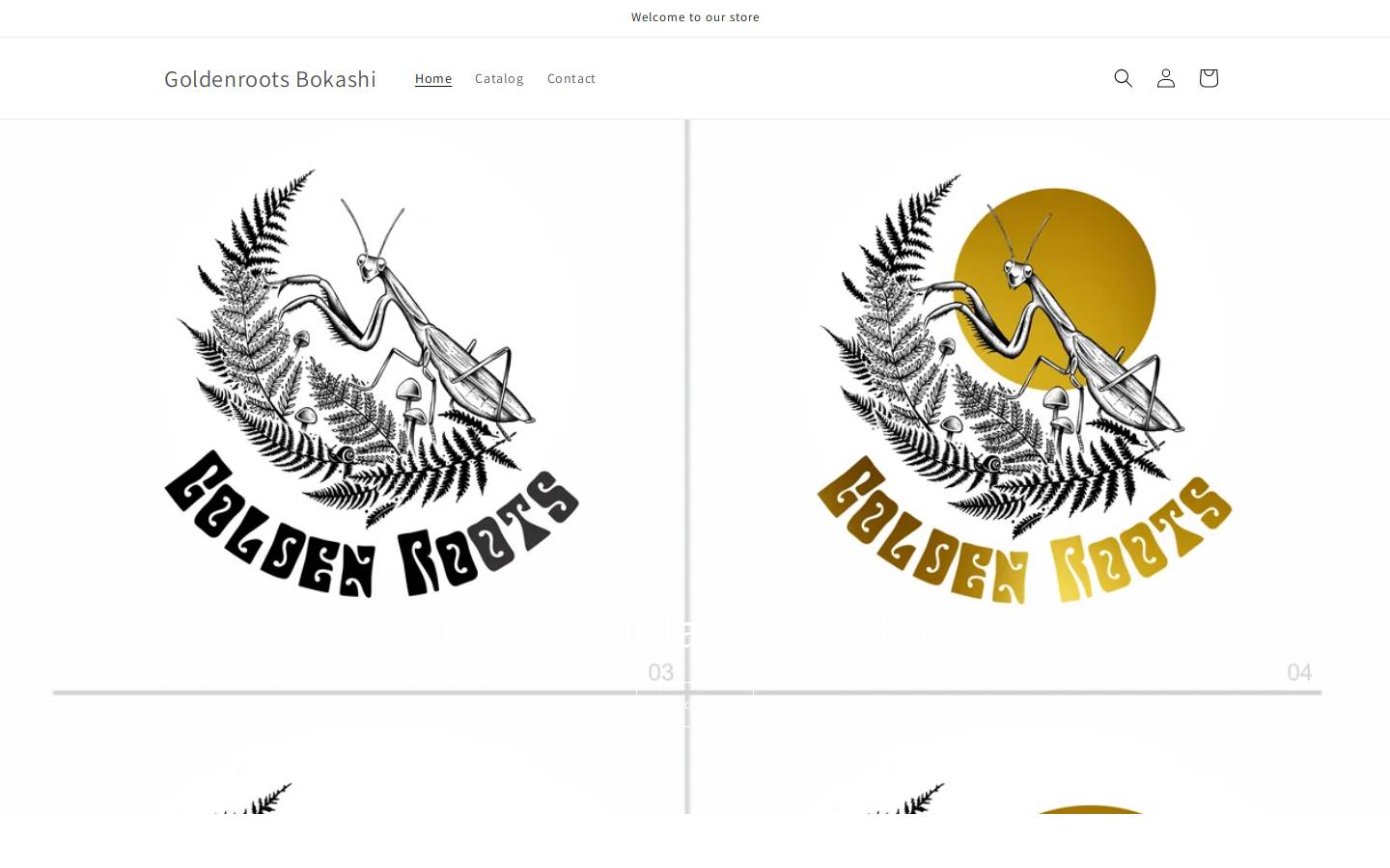 goldenroots.com homepage screenshot