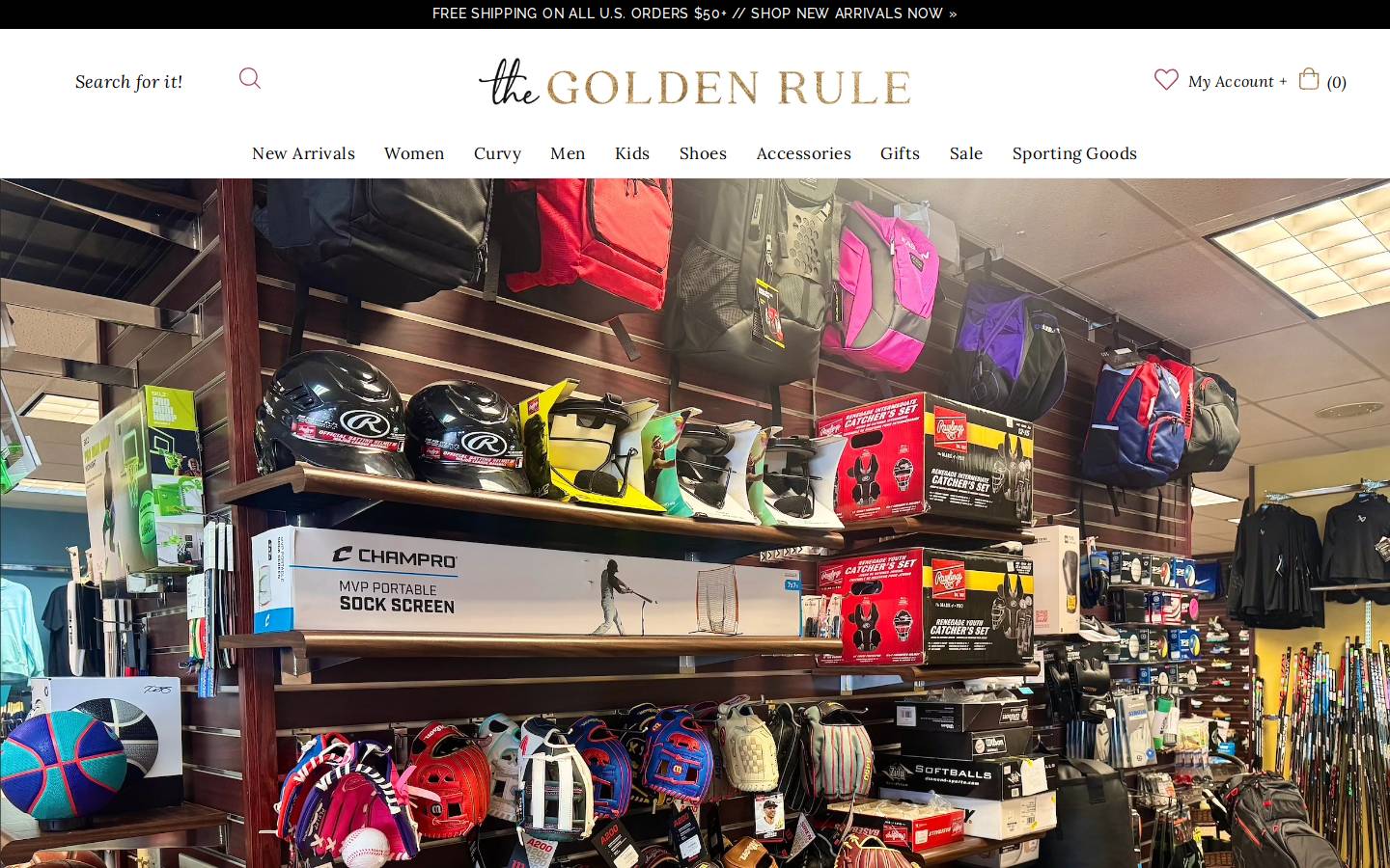 goldenrulend.com homepage screenshot