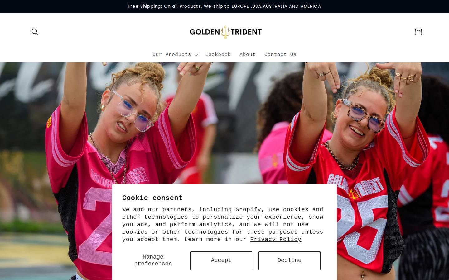 goldentrident.de homepage screenshot