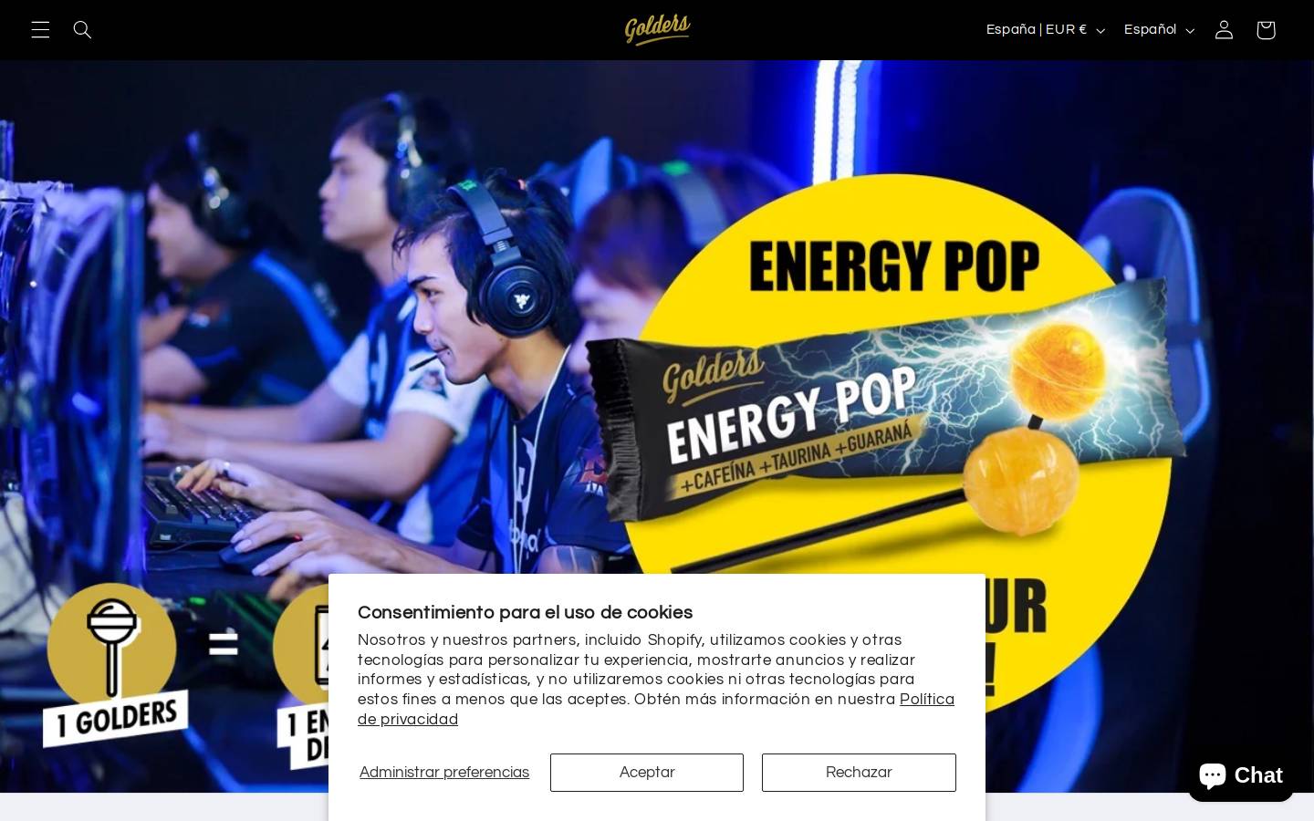 goldersenergy.com homepage screenshot