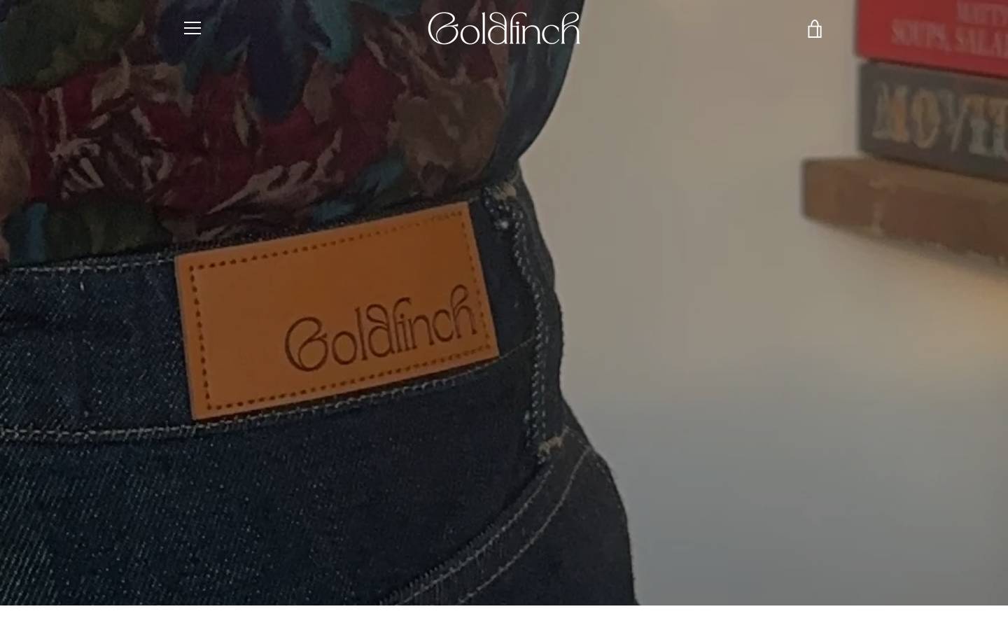 goldfinch.store homepage screenshot