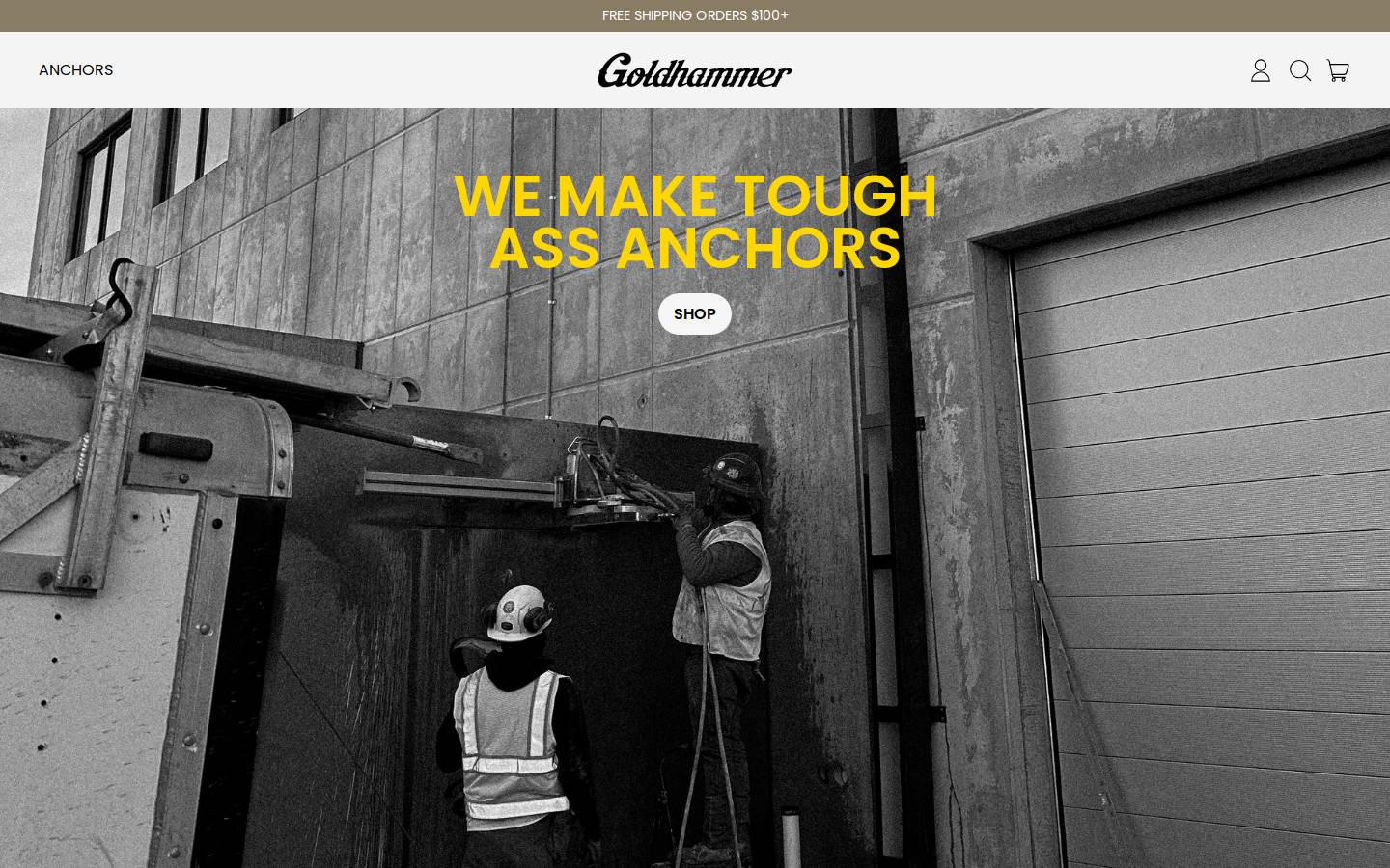 goldhammerco.com homepage screenshot