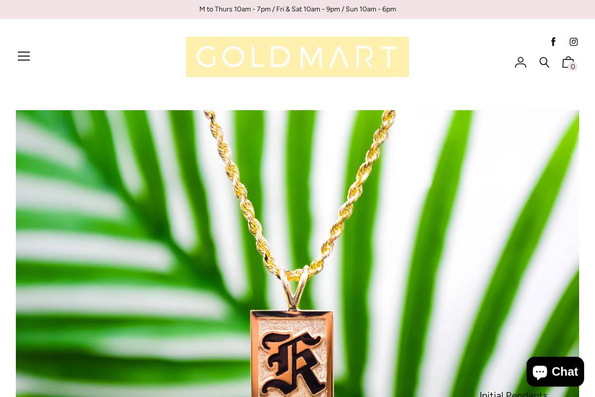 goldmarthawaii.com homepage screenshot