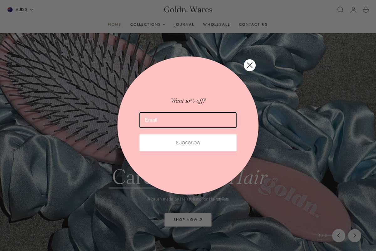 goldnwares.com.au homepage screenshot