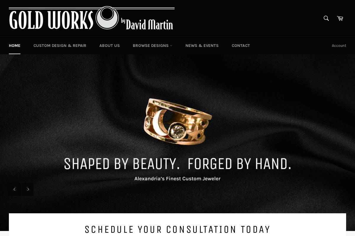 goldworksusa.com homepage screenshot