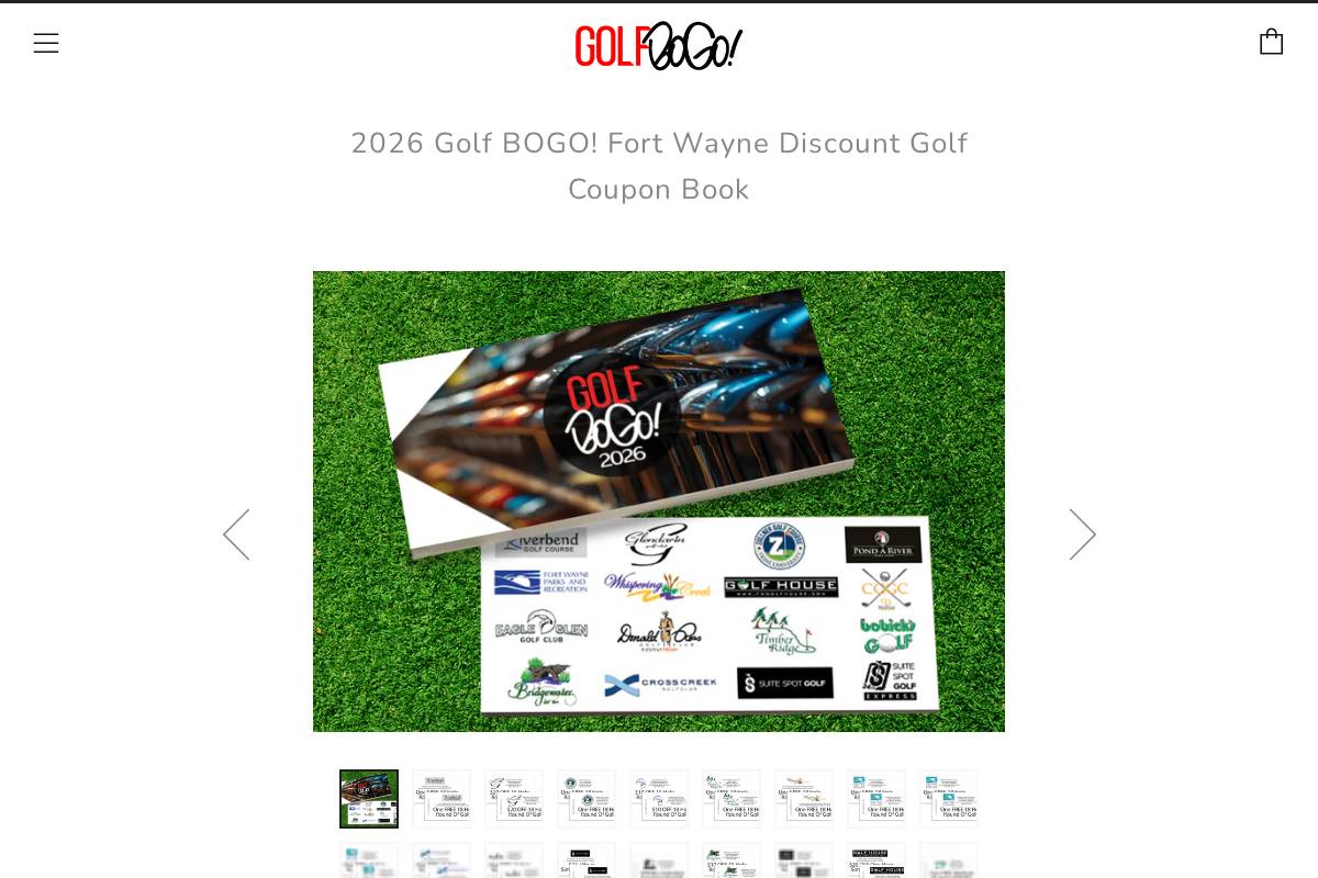golfbogo.com homepage screenshot
