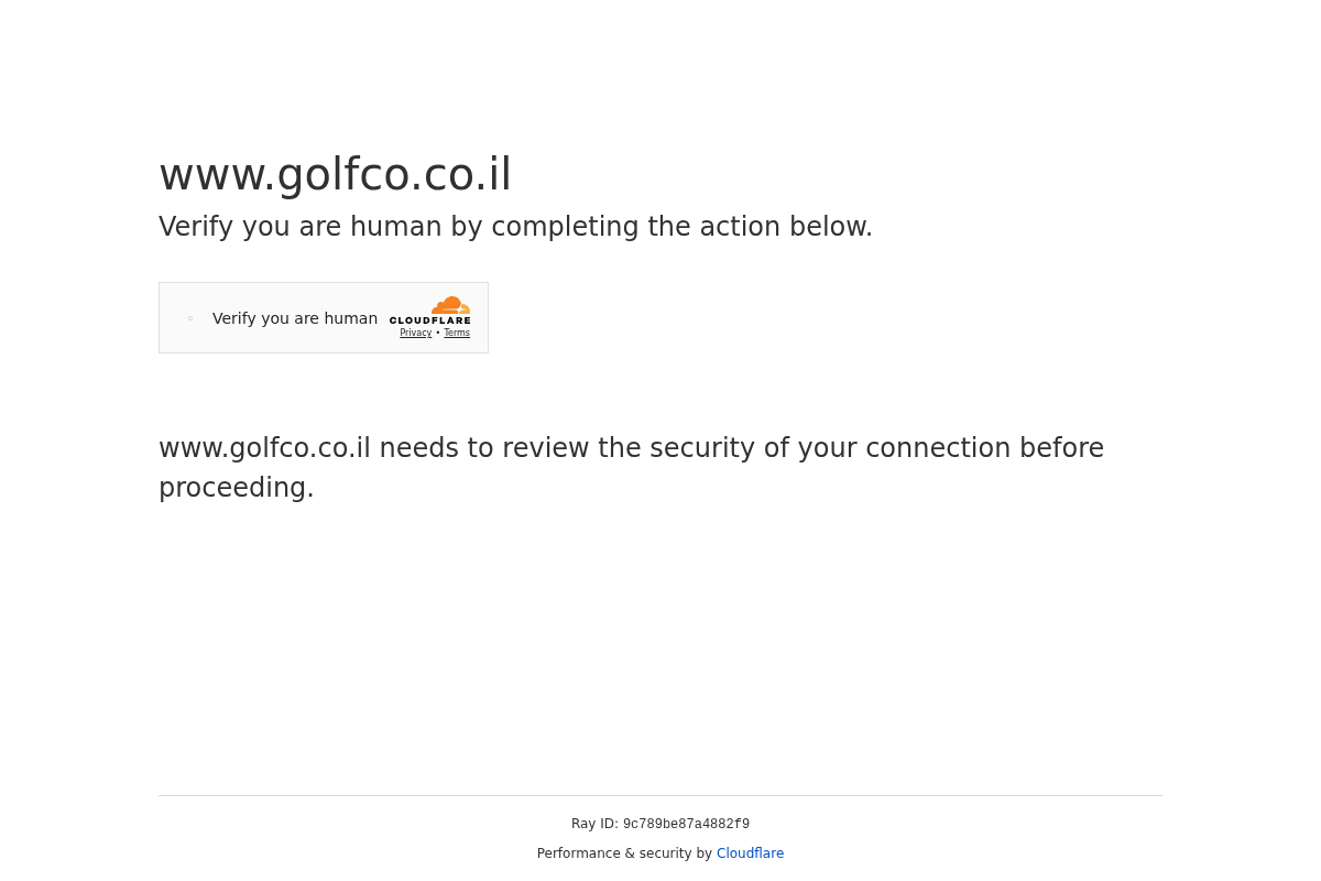 golfco.co.il homepage screenshot