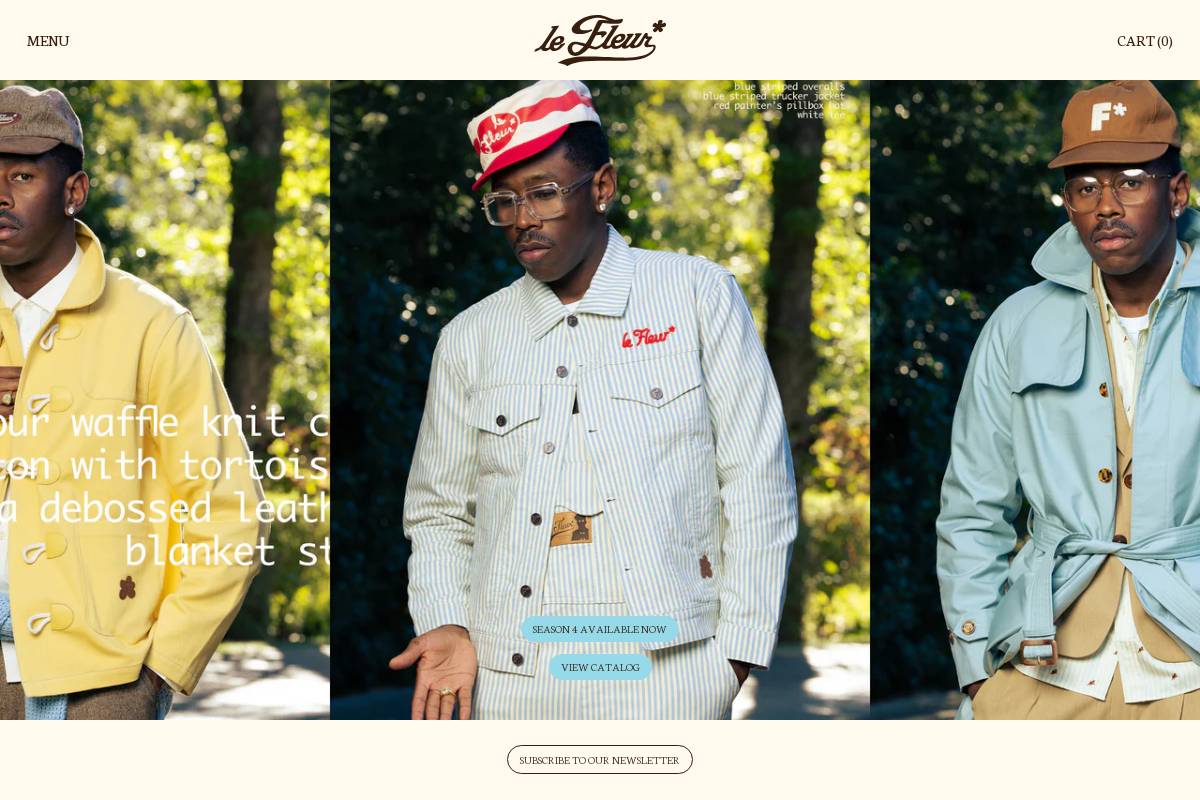 golflefleur.com homepage screenshot