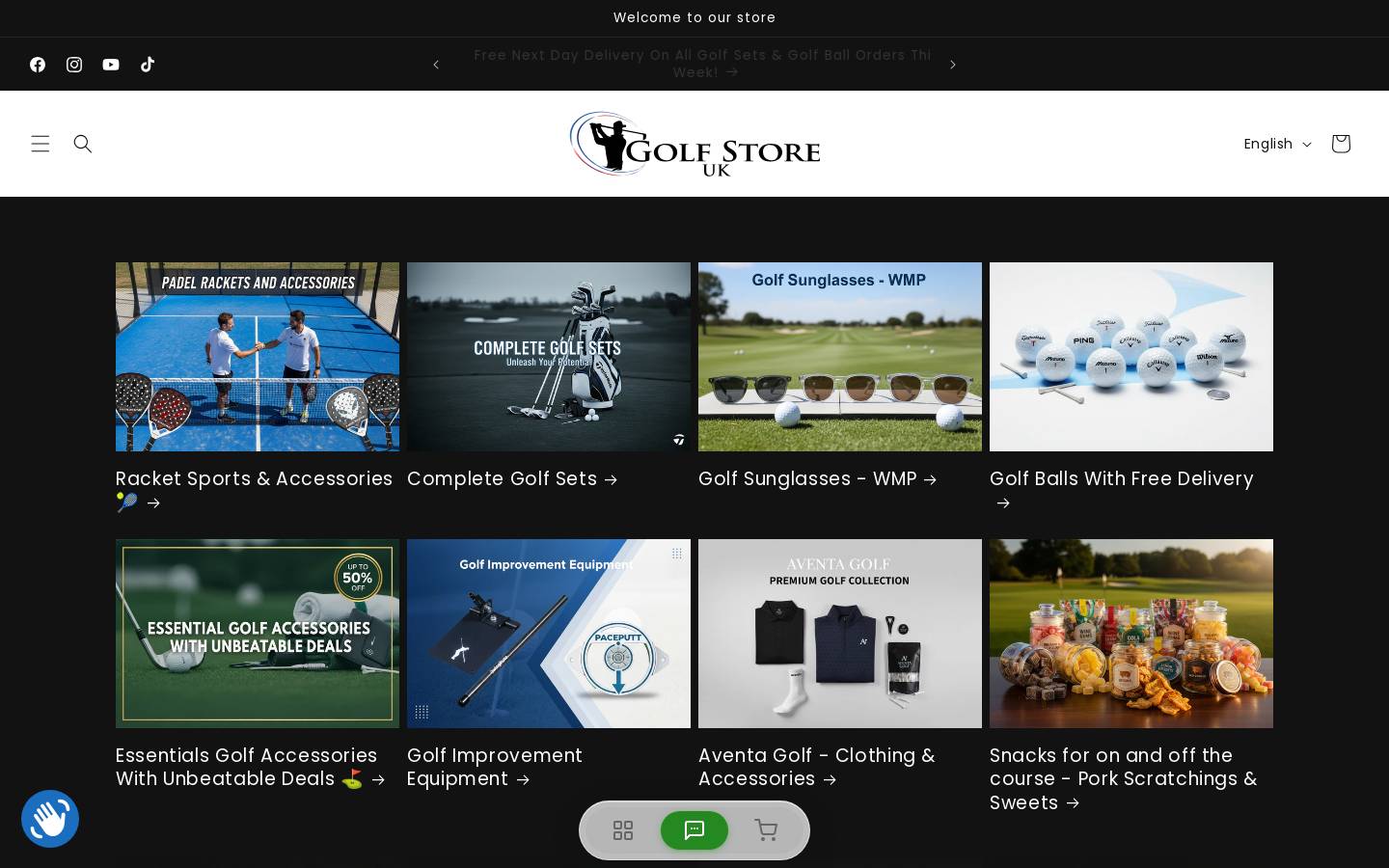 golfshopuk.co.uk homepage screenshot