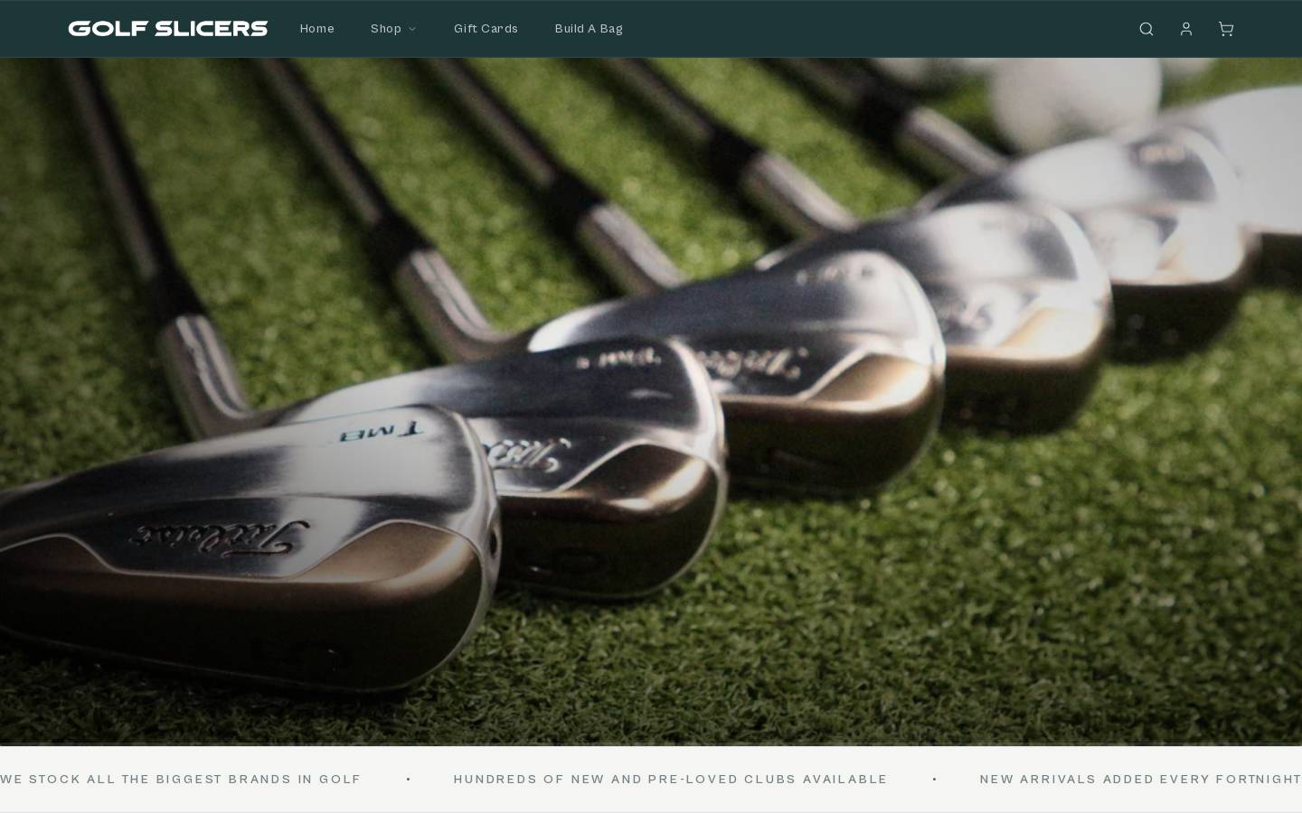 golfslicers.com homepage screenshot