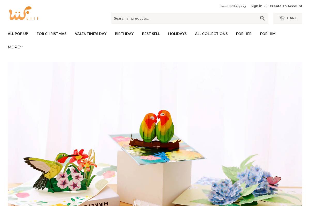 goliif.com homepage screenshot