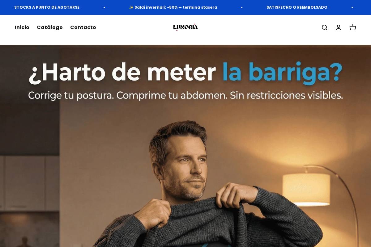 Golumoria homepage screenshot