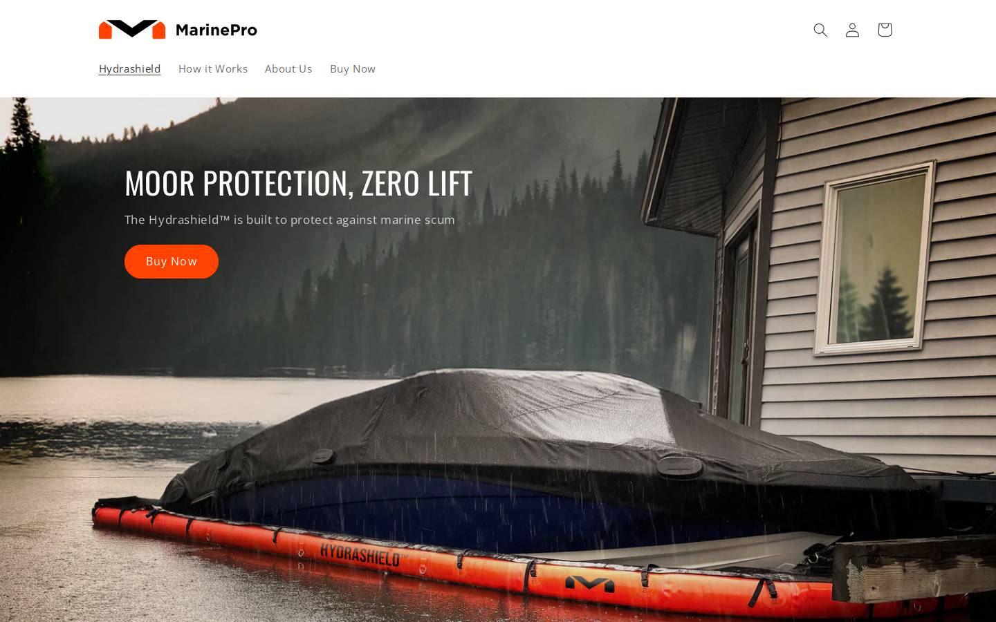 gomarinepro.com homepage screenshot