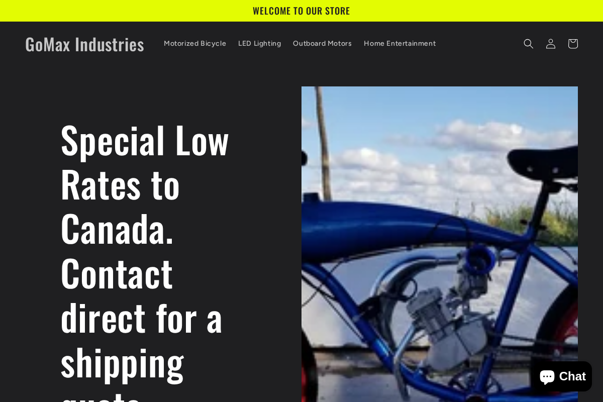 gomaxind.com homepage screenshot