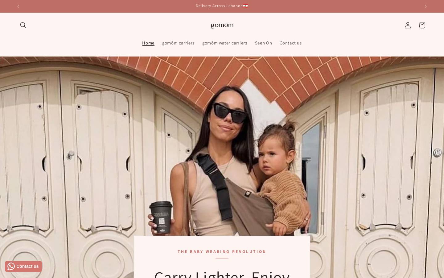gomom.shop homepage screenshot