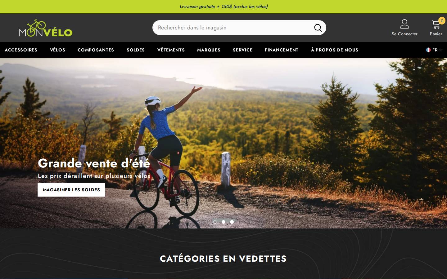 gomonvelo.com homepage screenshot