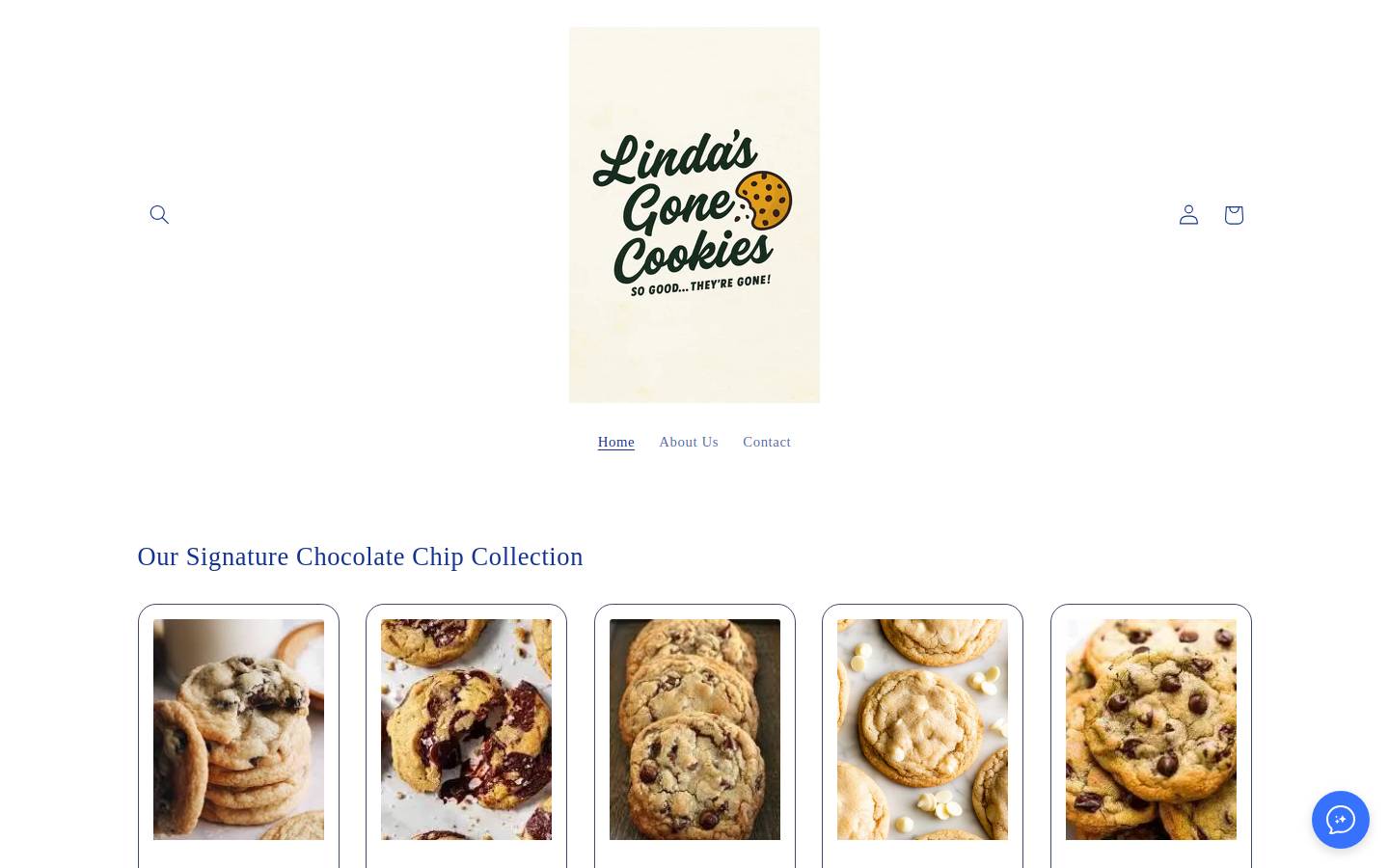gonecookies.com homepage screenshot
