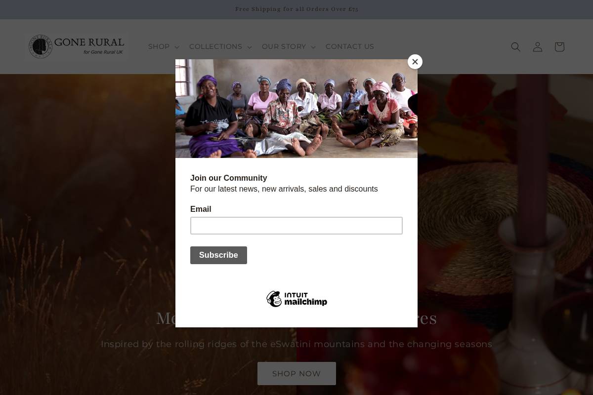gonerural.co.uk homepage screenshot