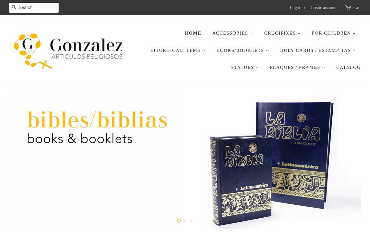 gonzalez-ar.com homepage screenshot