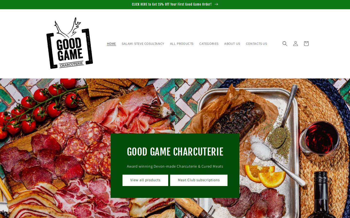 good-game.co.uk homepage screenshot