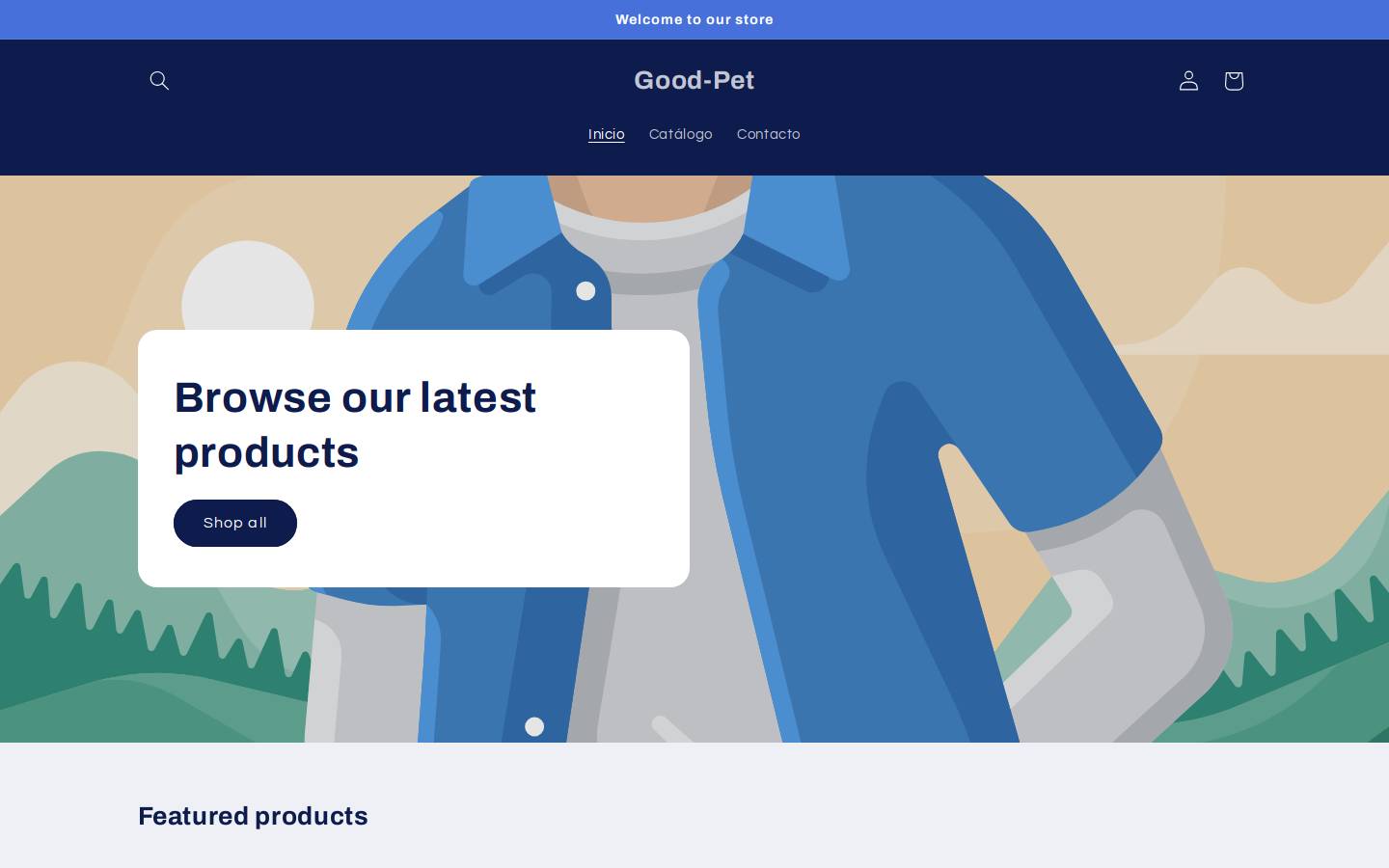 good-pet.com homepage screenshot