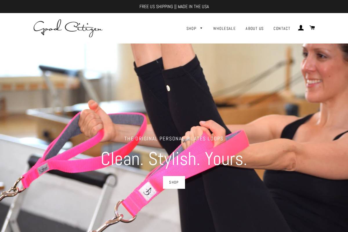 goodcitizenla.com homepage screenshot