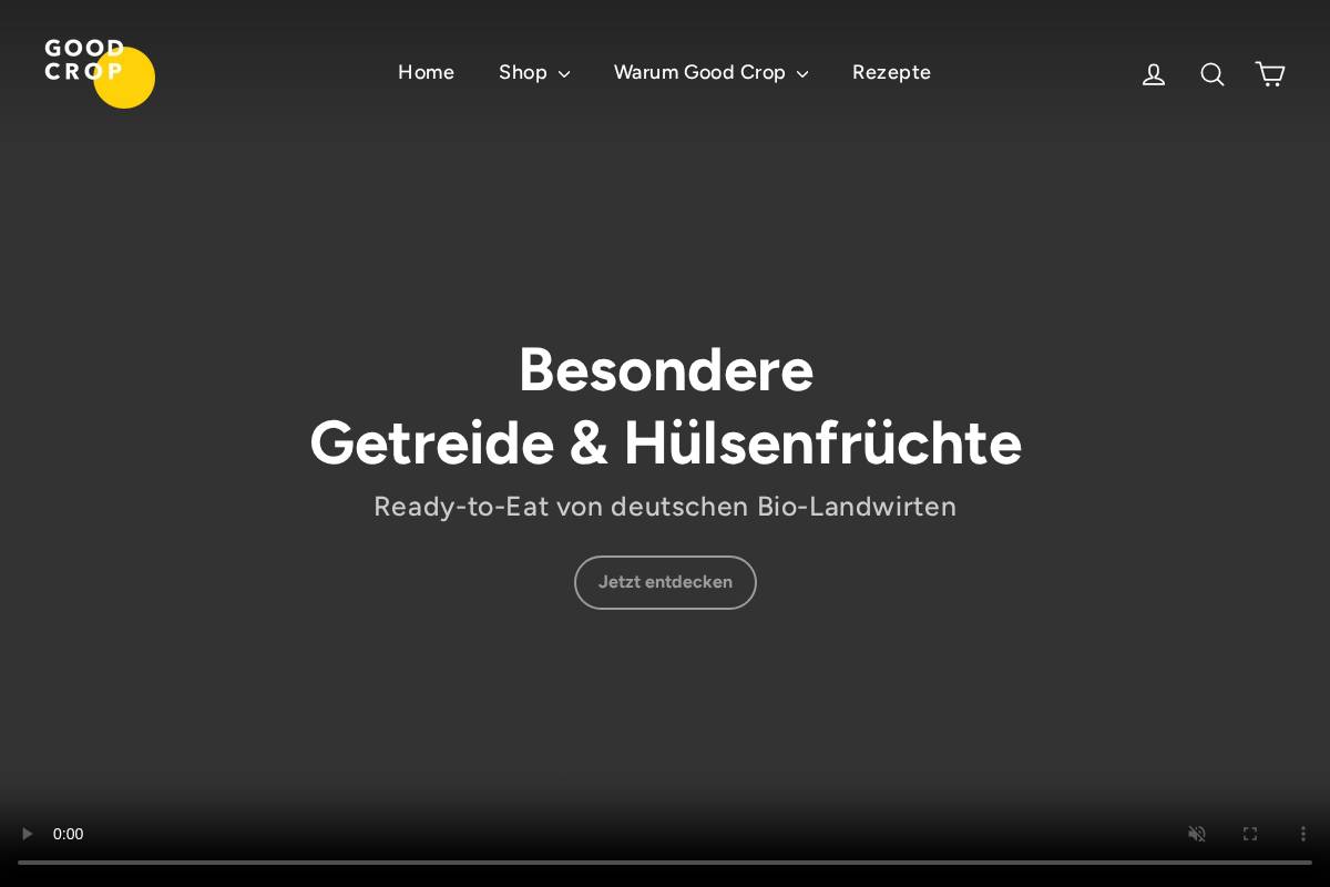 goodcrop.de homepage screenshot
