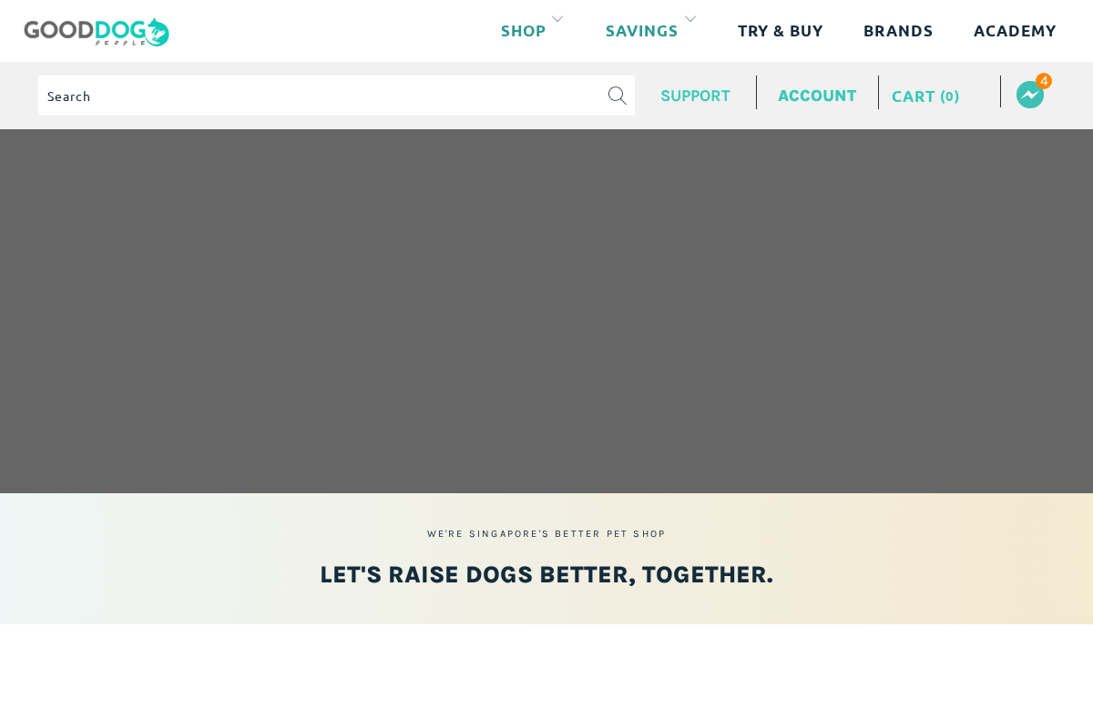 Good Dog People™ homepage screenshot