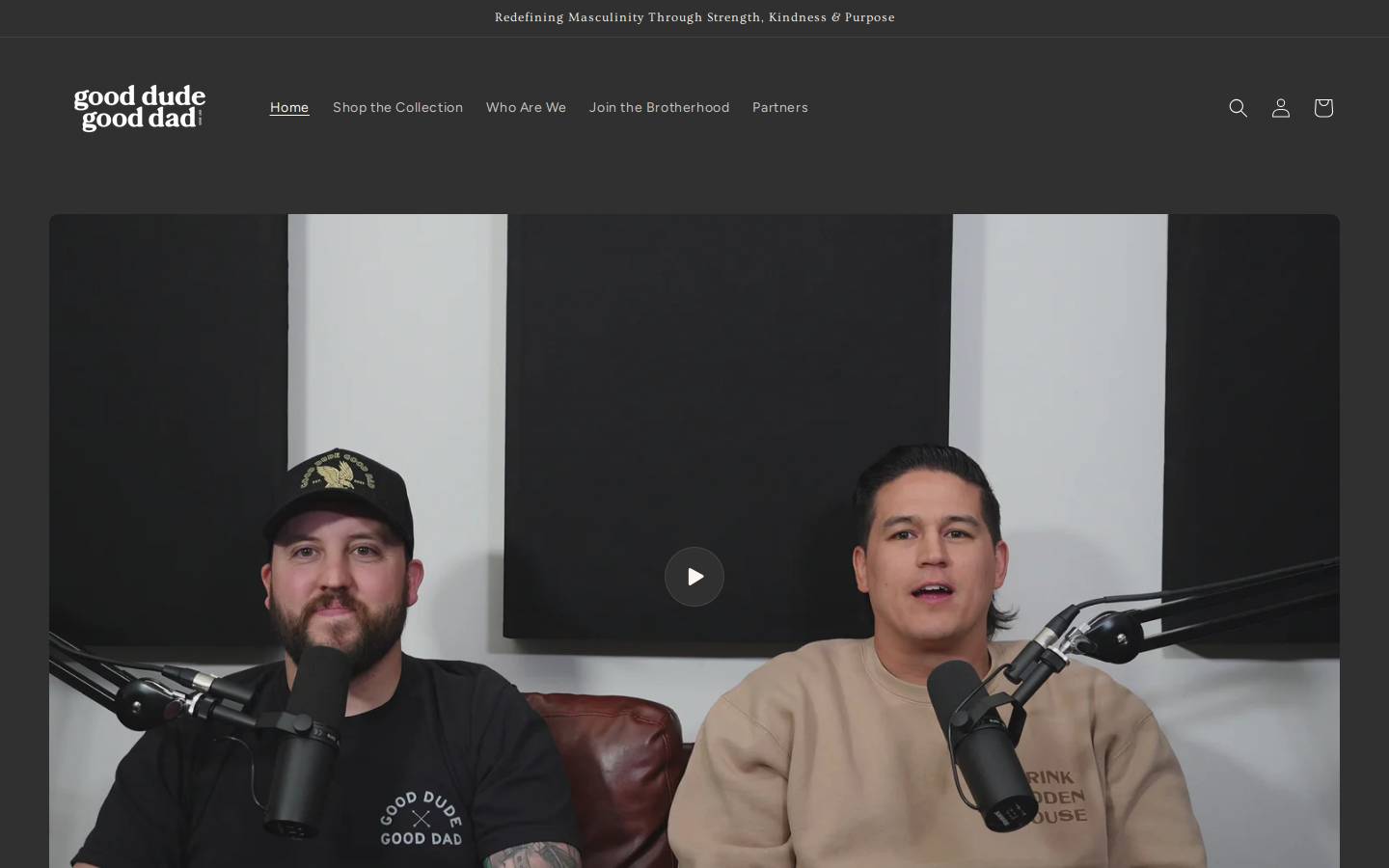 gooddudegooddad.com homepage screenshot