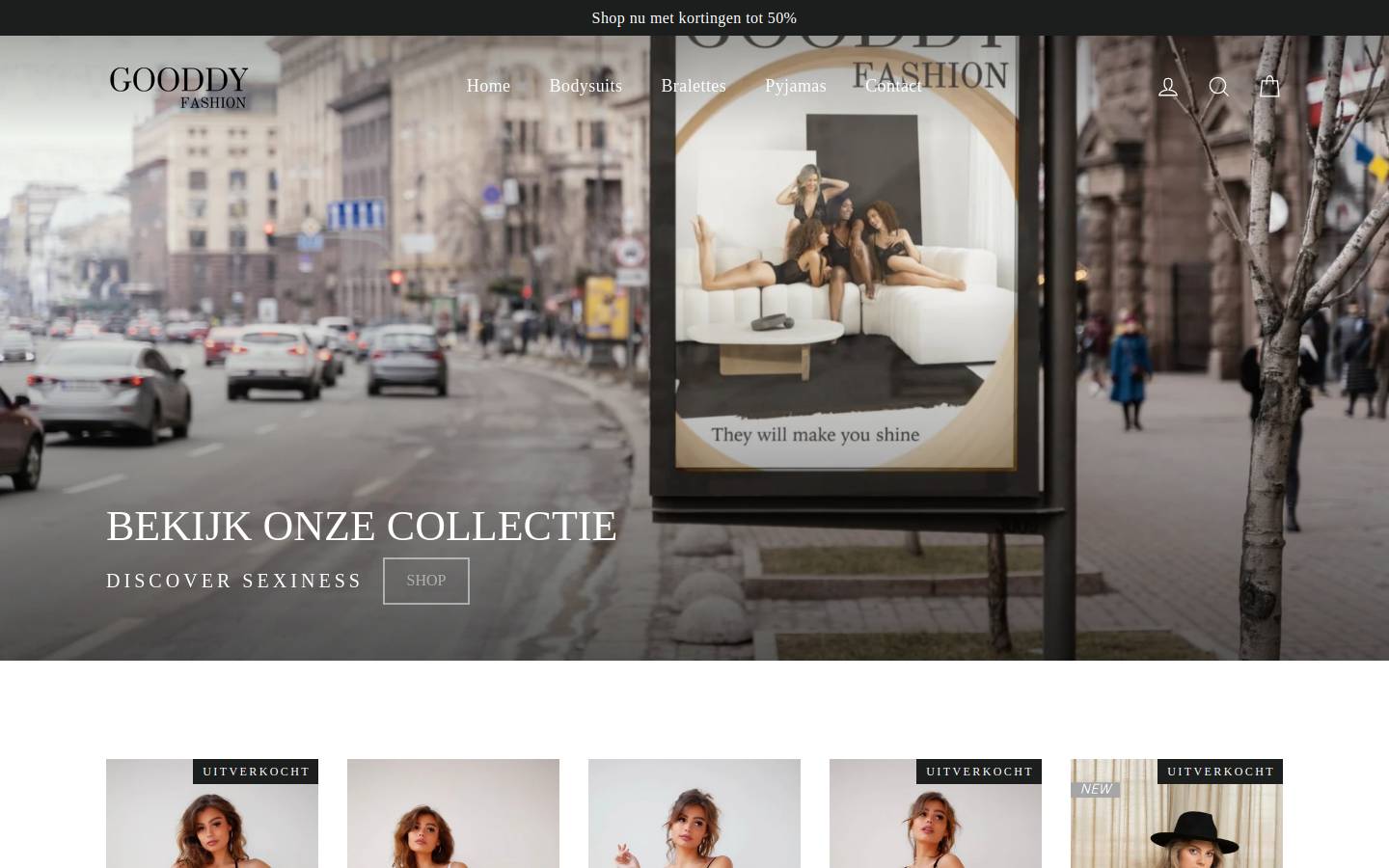 Gooddyfashion homepage screenshot
