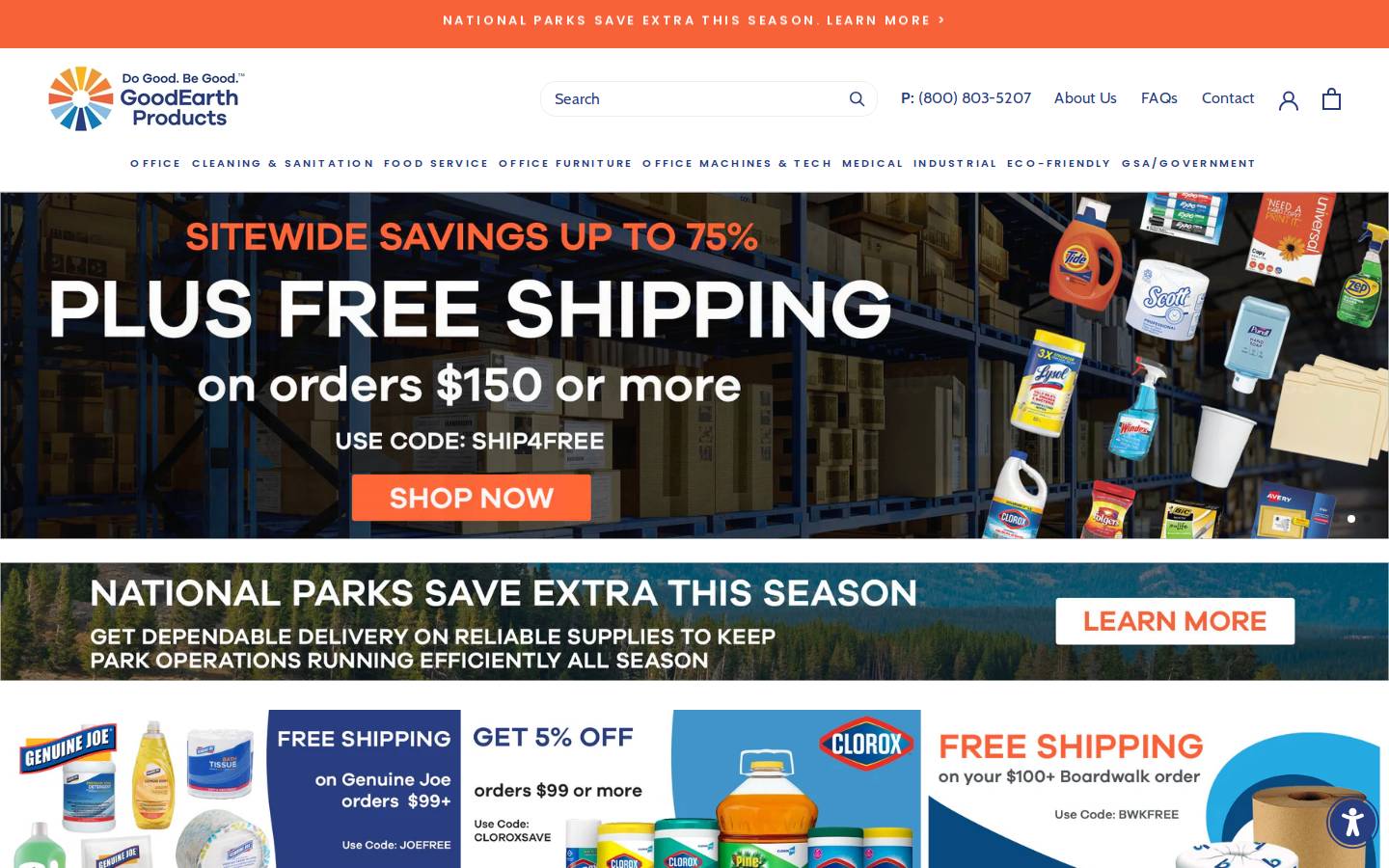 Goodearth Products homepage screenshot