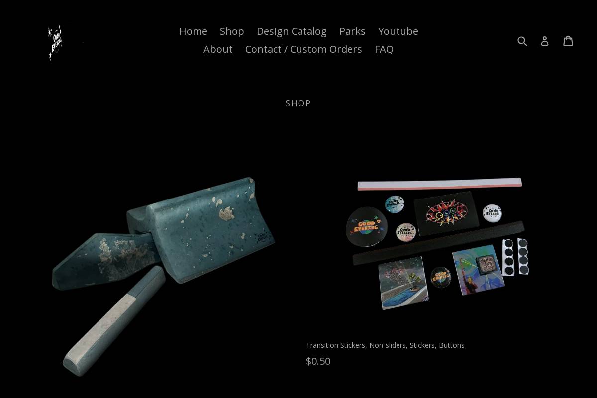 goodeveningconcrete.com homepage screenshot