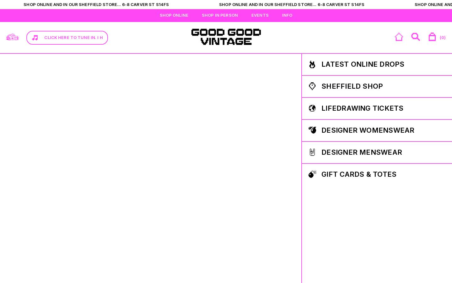 goodgoodvintage.com homepage screenshot