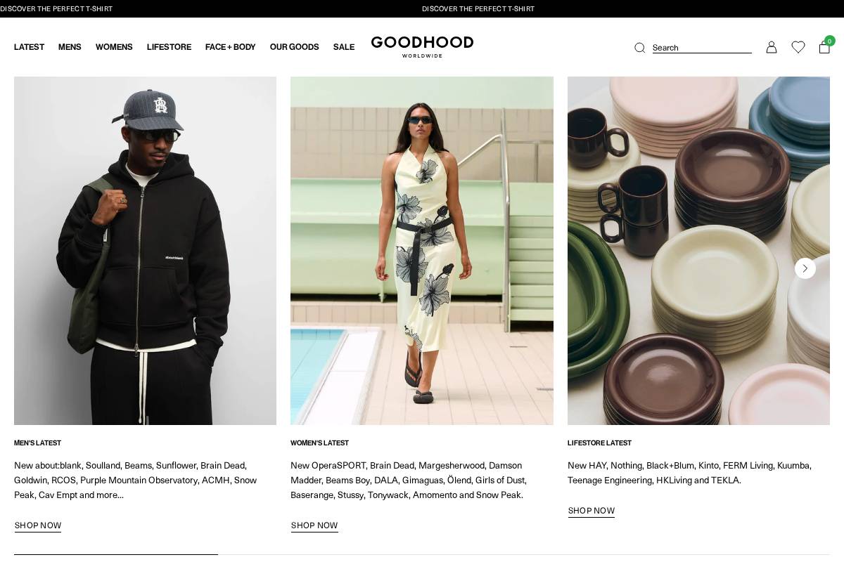 Goodhood homepage screenshot