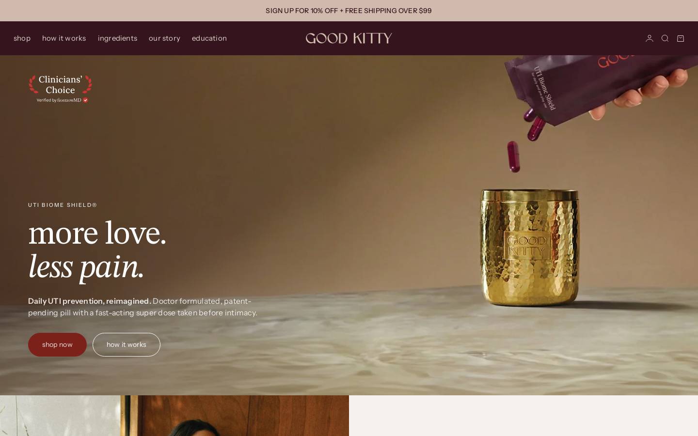 goodkittyco.com homepage screenshot