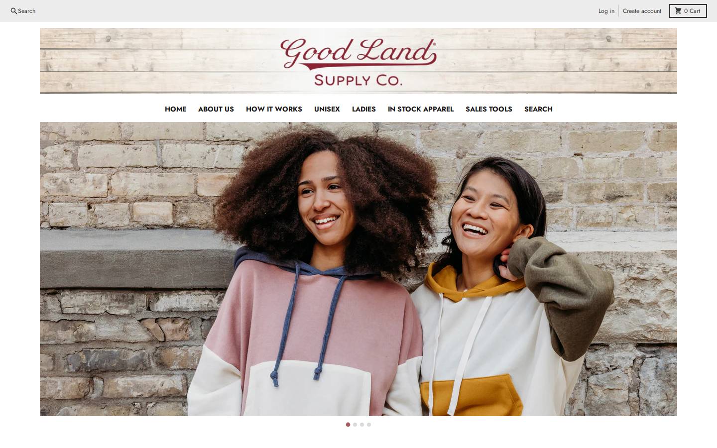 goodlandsupplyco.com homepage screenshot