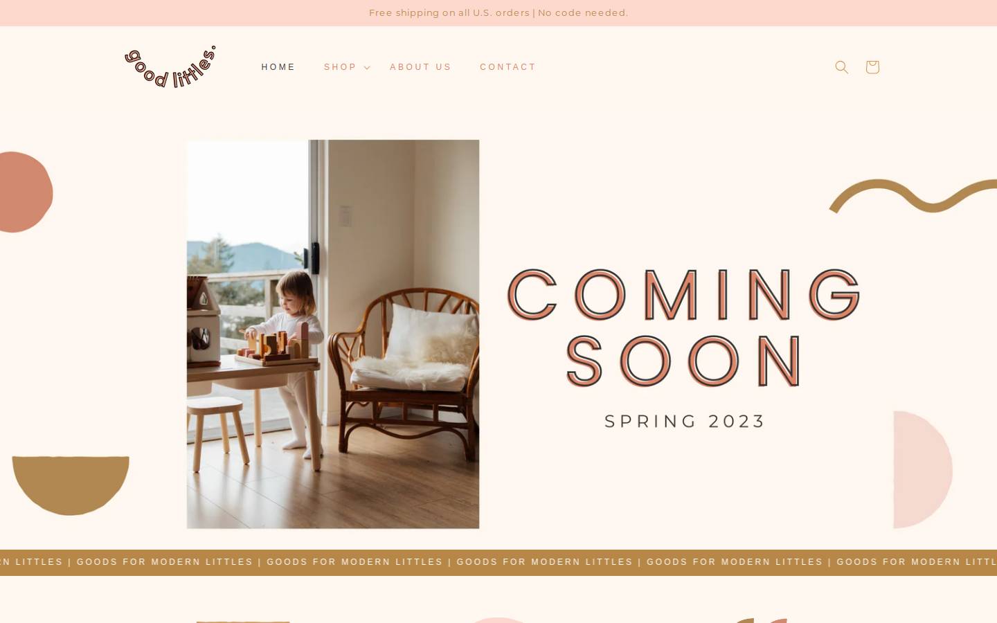 goodlittles.com homepage screenshot