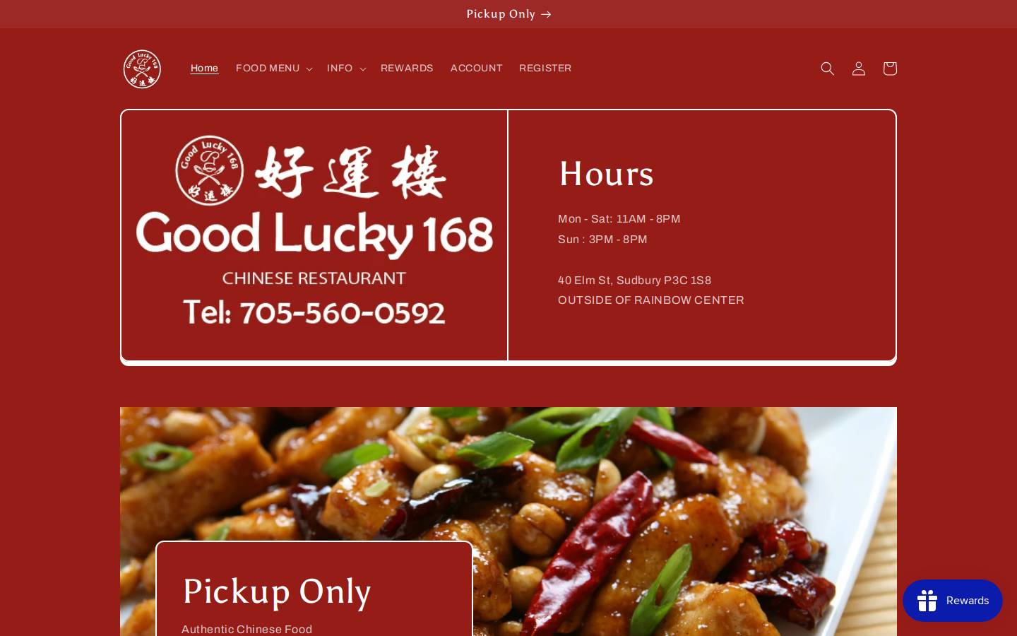 goodlucky168.ca homepage screenshot