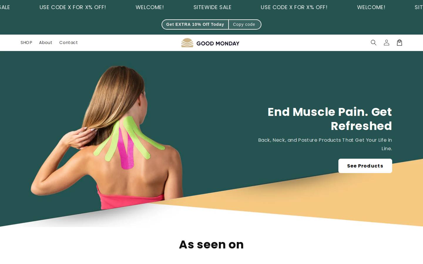 goodmonday.net homepage screenshot