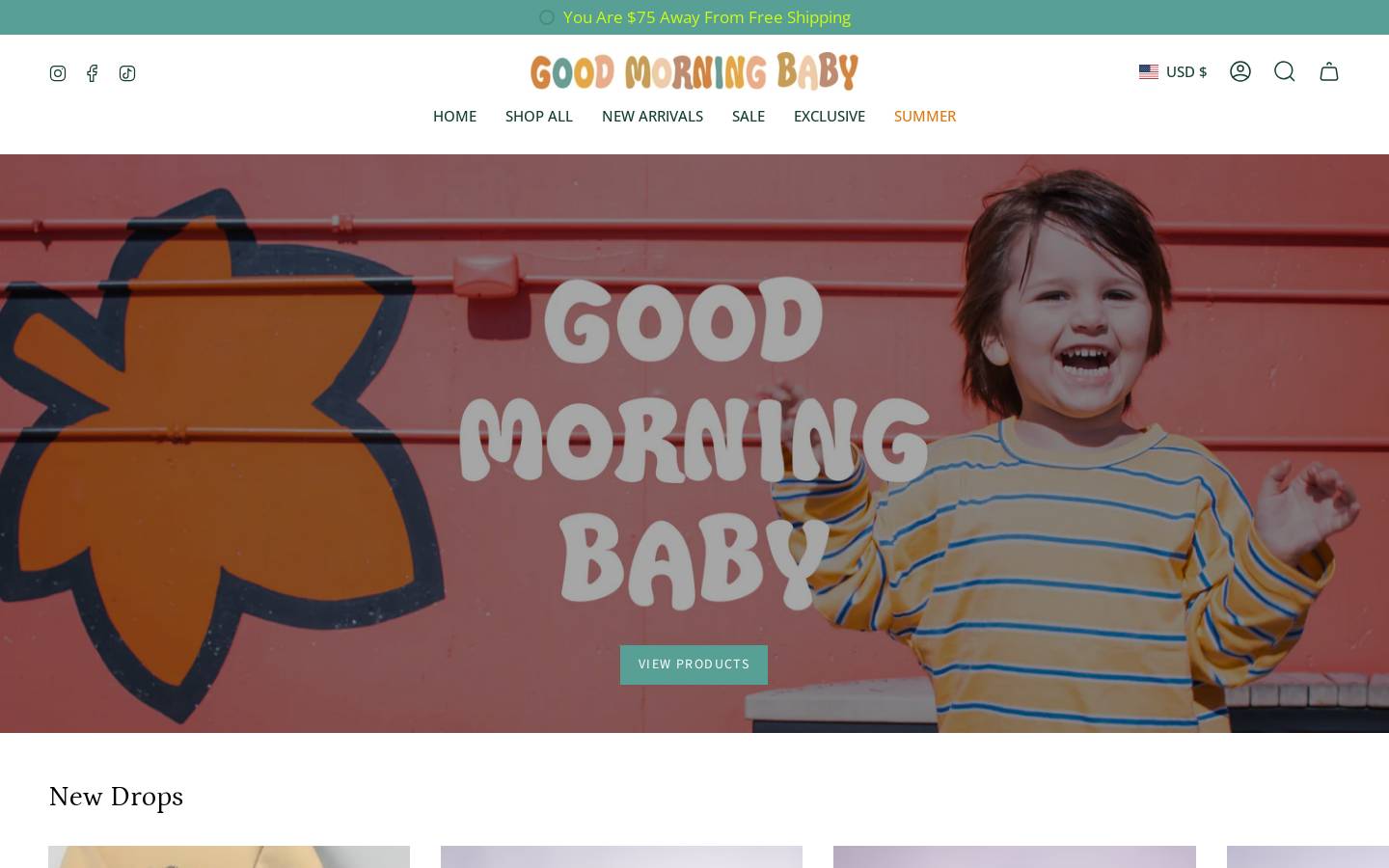 goodmorning-baby.com homepage screenshot