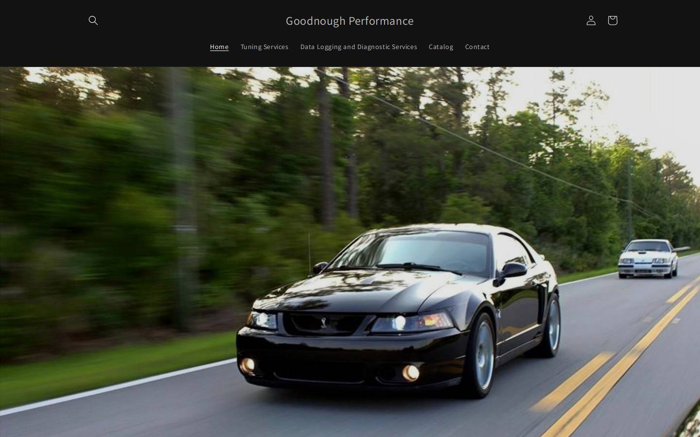 goodnoughperformance.com homepage screenshot