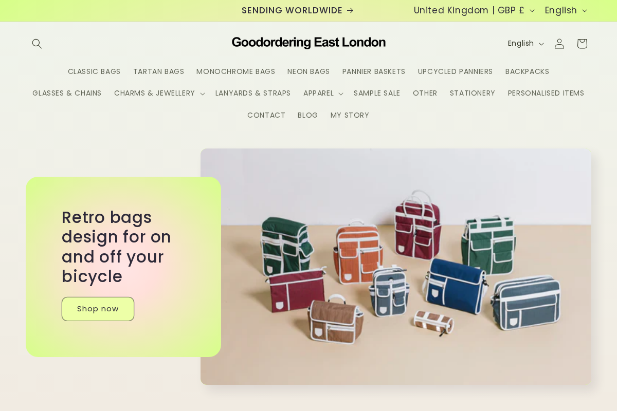 Goodordering homepage screenshot
