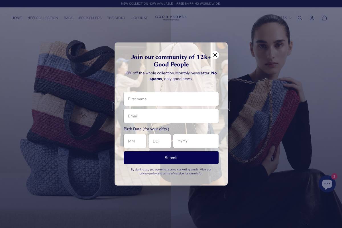 Coming Soon! homepage screenshot