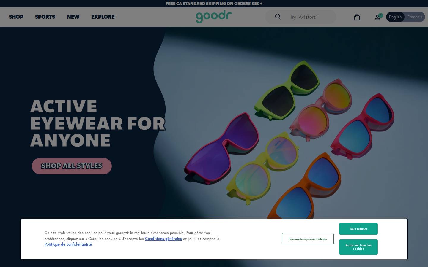 goodr.ca homepage screenshot