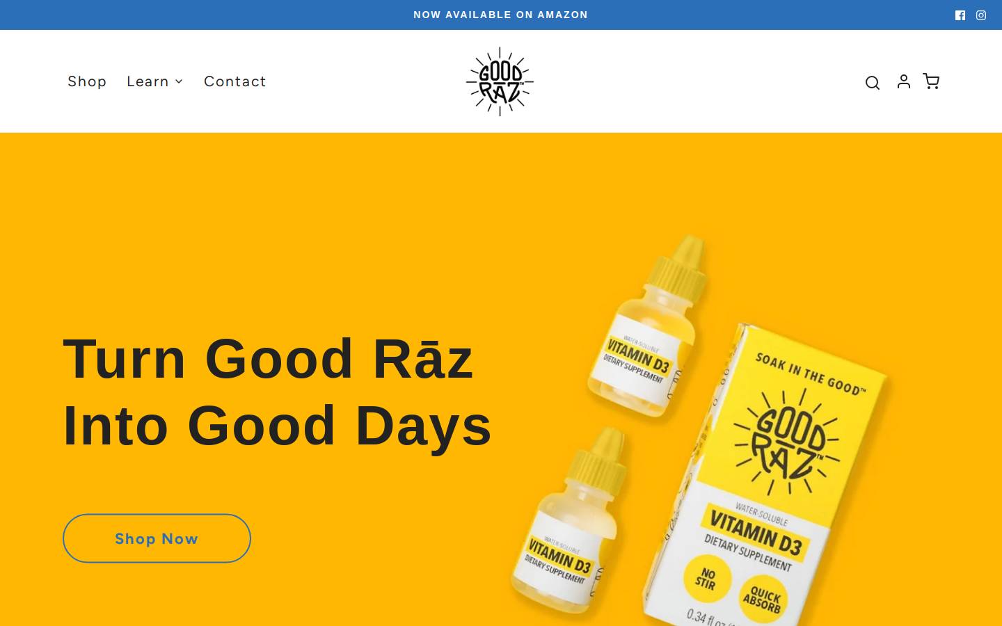 goodraz.com homepage screenshot
