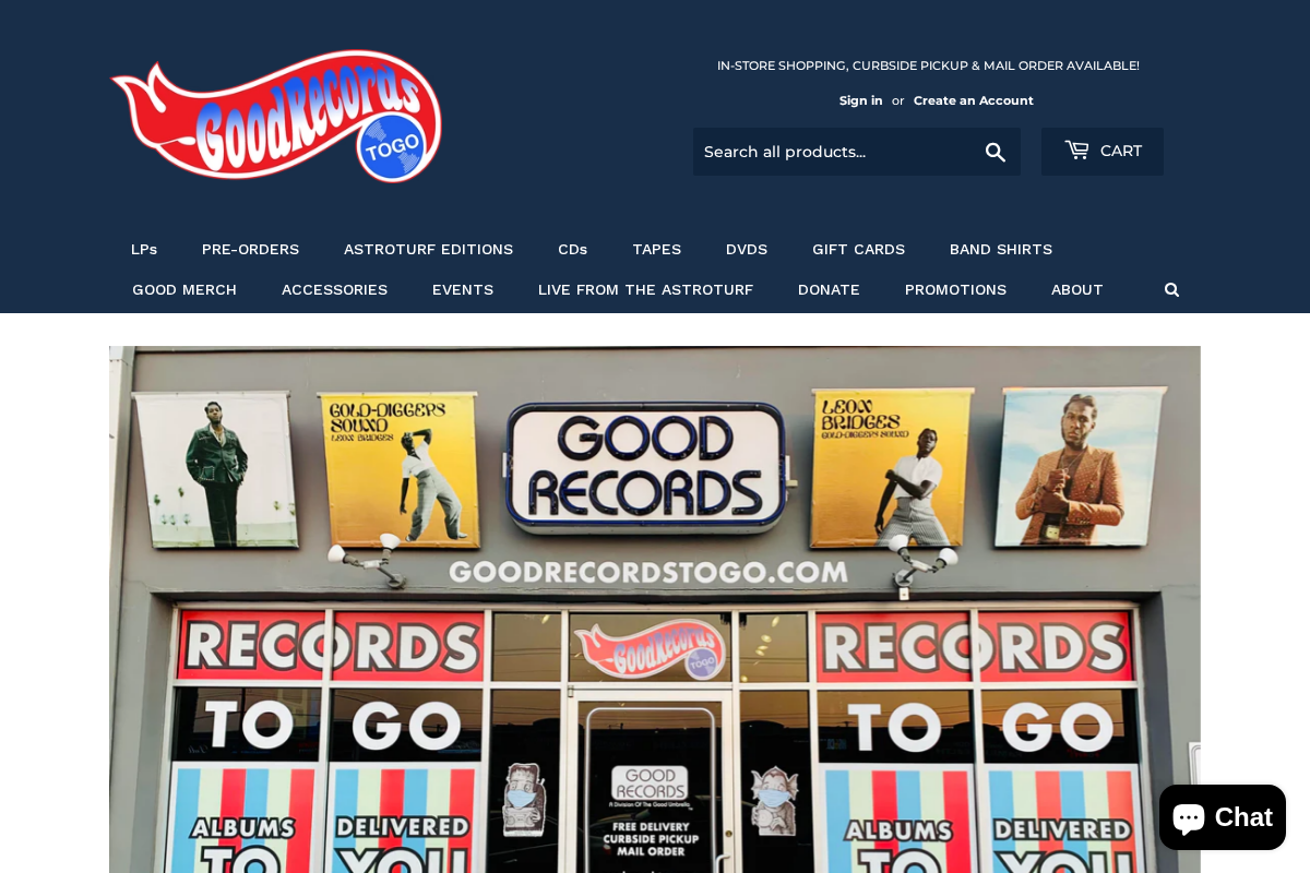 Good Records To Go homepage screenshot