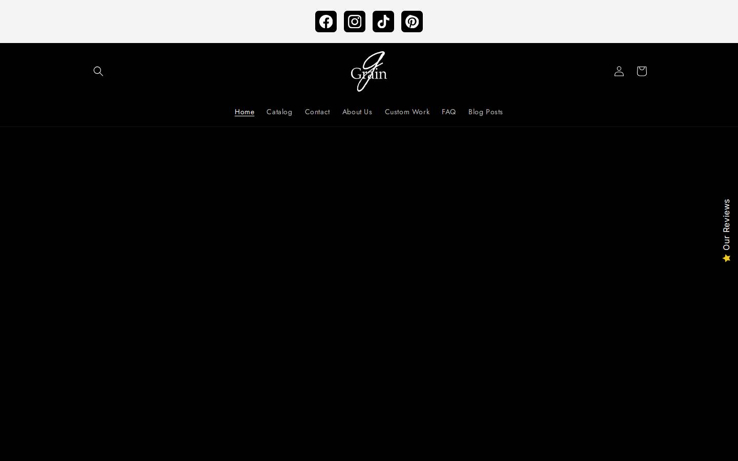 goodsbygrain.com homepage screenshot