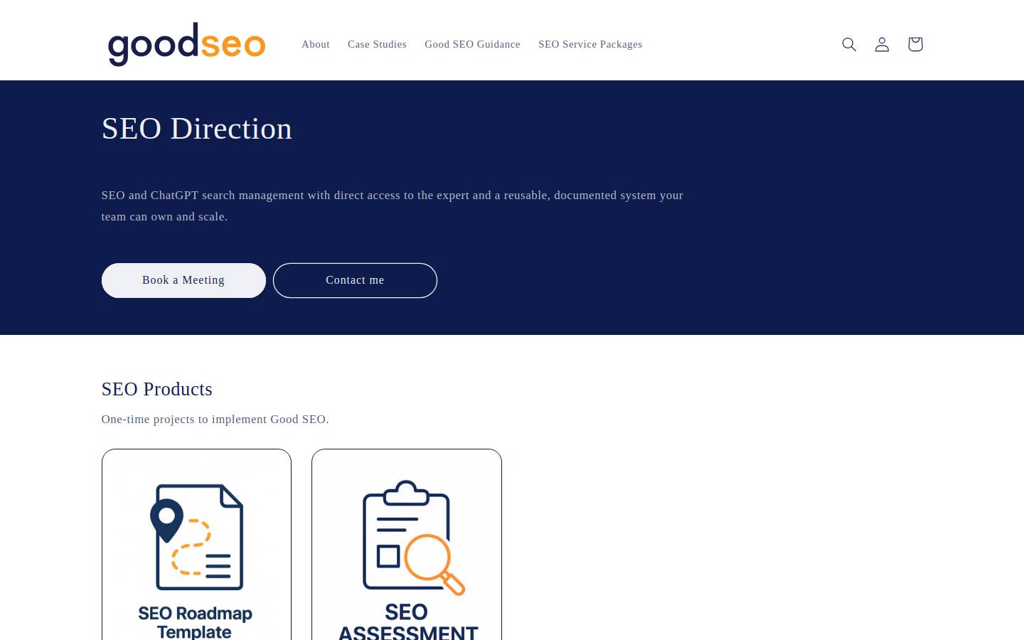 goodseomarketing.com homepage screenshot