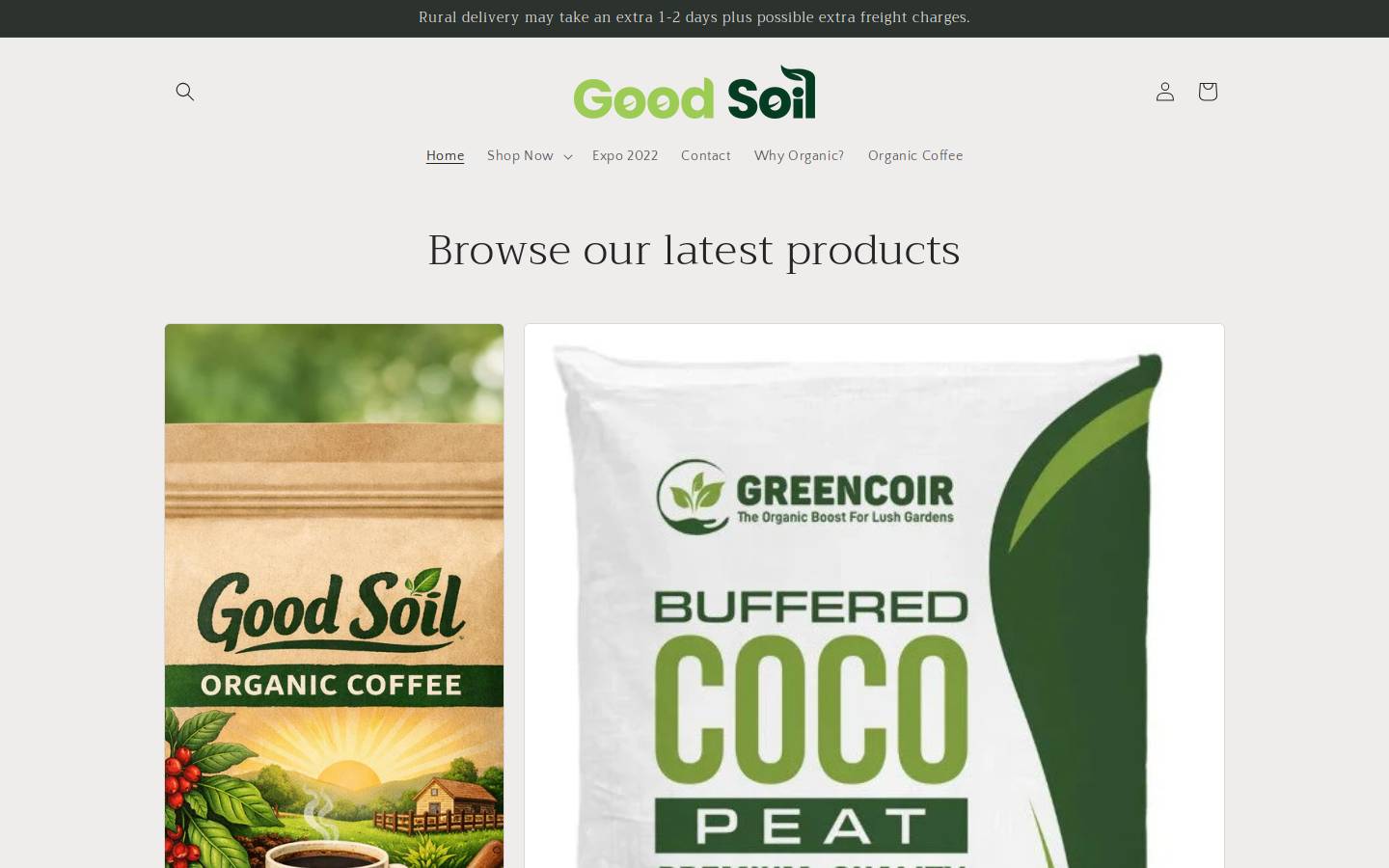 goodsoil.co.nz homepage screenshot